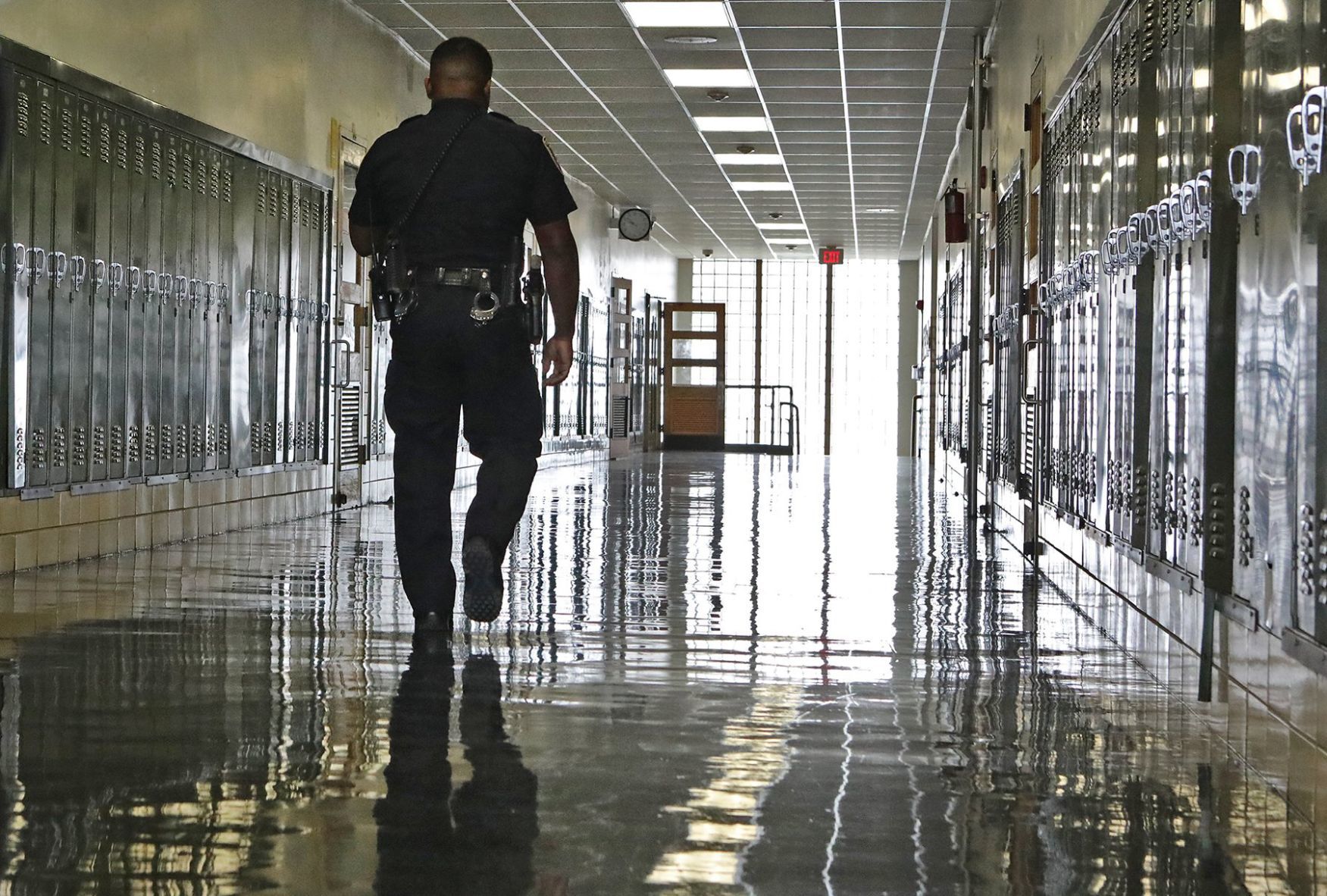 Normandy school resource officer back to his roots